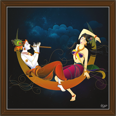 Radha Krishna Paintings (RK-2260)